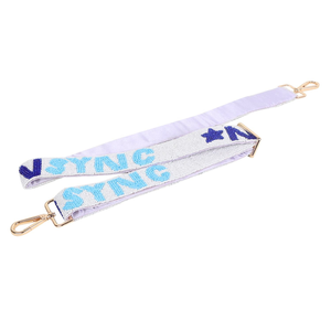 Nouveauté Sangle de téléphone portable perlée faite à la main pour dames Sangle de guitare en perles Sangle pour le jour du jeu Sangle de sac transparente en gros - Product Image 2