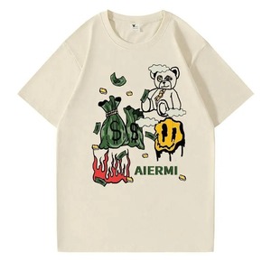Nouveaux t-shirts respirants imprimés en 3D 100% coton T-shirt à col rond pour hommes T-shirts en gros de qualité supérieure - Product Image 1
