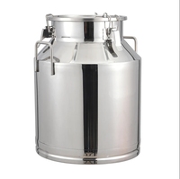 Vente chaude : Mini bidons à lait en acier inoxydable pour ferme laitière, 20L, 40L, 50L