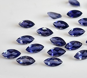 Iolite naturelle Marquise à facettes 3x6mm -Top Bonne couleur Iolite Marquise à facettes Excellente qualité - Product Image 3