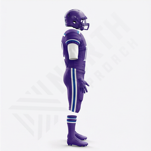 ชุดอเมริกันฟุตบอลแบบกำหนดเอง พิมพ์ลายระดับมืออาชีพ ผู้ผลิตชั้นนำ ชุดฟุตบอลระบายอากาศได้ดี เพิ่มประสิทธิภาพการเล่น - Product Image 3