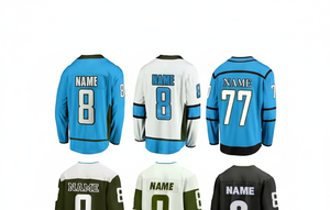 Maillot de lacrosse unisexe pour adultes en gros, personnalisable avec nom d'équipe, logo, numéro, respirant, séchage rapide, impression numérique, 100% polyester, 260g, OEM - Product Image 3