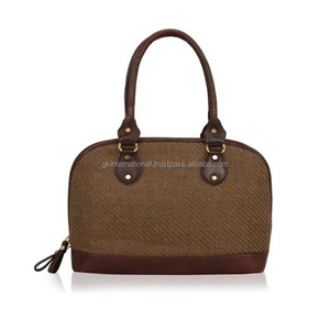 Bolso de hombro de cuero de alta calidad para mujer, bandolera de lona - Product Image 5