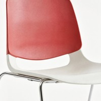 Chaise de conférence moderne, siège de formation, chaise de réunion, chaise d'auditorium, chaise de salle de classe avec structure en métal thermolaqué, design ergonomique en plastique