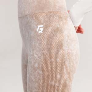 Leggings Optime XXL Caqui Sin Costuras de Spandex/Nylon, Cintura Alta Cruzada, Efecto Push-up, Elásticos en 4 Direcciones, Transpirables, Cintura Elástica - Product Image 4