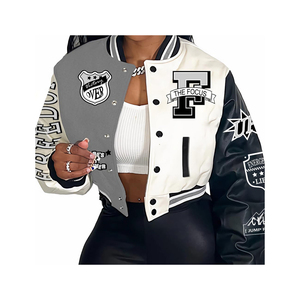 Vestes universitaires Letterman grecques personnalisées de haute qualité vestes Letterman Varsity personnalisées vente en gros de Letterman à capuche - Product Image 1