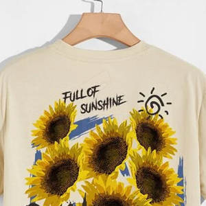 El mejor precio 100% camisetas de algodón de punto ligero Color personalizado impreso último diseño patrón sólido camisetas impresas personalizadas - Product Image 4