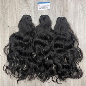Extensiones de Cabello al Por Mayor, Cabello Vietnamita Virgen Sin Procesar, Cabello Humano Natural Ondulado de Doble Trama - Product Image 3