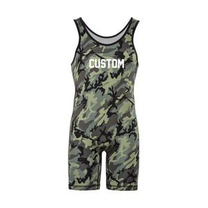 Custom Logo Sublimation Sportswear Heat Transfer <b>Weightlifting</b> Mma Wrestling <b>Singlet</b> - Product Image 1