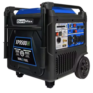 Generatore Portatile Inverter Dual Fuel Duro Max XP-9 458 CC 4 Tempi OHV 50Hz di Alta Qualità, 9500W 120/240V con Avviamento Remoto e Serbatoio da 25L - Product Image 1