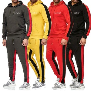 Survêtement d'entraînement de gymnastique de couleur personnalisée pour hommes Nouveau survêtement élégant en coton uni à capuche pour hommes Vêtements en vrac Vêtements de sport en gros - Product Image 4