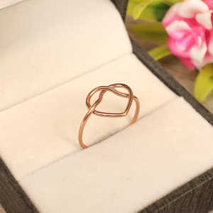 Anillo de plata esterlina 925 infinito nudo de amor al por mayor joyería fina con conjunto de bisel circón rodio plateado - Product Image 4