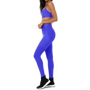 Conjuntos de Yoga Transpirables para Mujer, Tallas Grandes, con Cinturón, Leggings Personalizados, Ropa Deportiva de 2 Piezas, Alta Calidad, Servicio OEM - Product Image 3