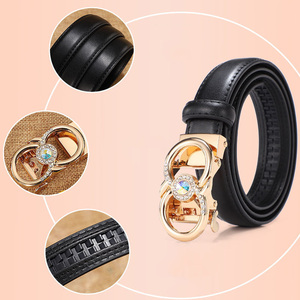 Cinturón de cuero genuino Nueva moda Simple Love Hollow-Out Hebilla Cinturón Corazones Decoración Cinturón de cuero real al por mayor - Product Image 5