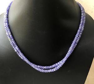 ลูกปัดแทนซาไนต์ธรรมชาติทรงเหลี่ยม สำหรับทำเครื่องประดับอัญมณีชั้นดี - Product Image 1