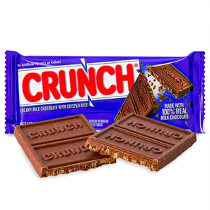 Nestlé Crunch Bar Cremoso Leche Chocolate Arroz Crujiente Snack Tamaño Divertido (Paquete de 2 Libras)