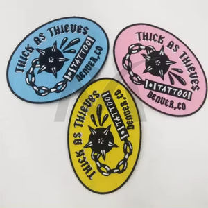 Personality Custom Patch Iron on Patches for Clothes Embroidered <b>Badge</b> Applique <b>Sewing</b> Stickers Hip Hop - Product Image 3