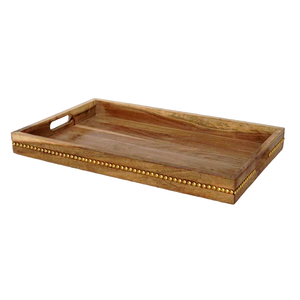 Custom Design Modern Wooden Serving <b>Tray</b> with single-Piece Package for Christmas <b>Decor</b> - Product Image 1