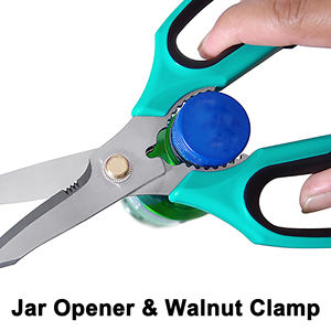 Ciseaux multifonctions professionnels à fibre optique Lames en acier inoxydable de 206 mm avec gaine Fournisseur OEM ODM Taiwan - Product Image 4