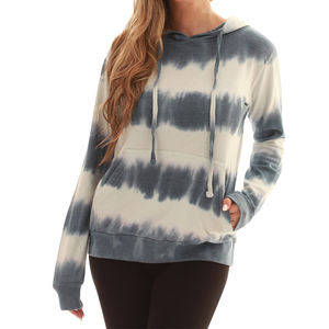Nueva ropa de moda Precio bajo Mujeres Tie Dye Hoodie para venta en línea Uso al aire libre Best Selling Tie Dye Hoodie - Product Image 1