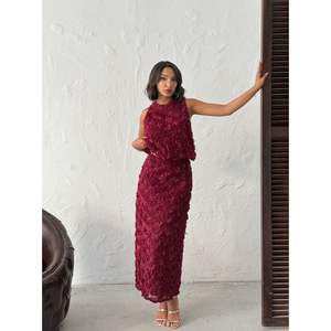 เสื้อแขนกุดผู้หญิงลายดอกกุหลาบ Topshow-ขายส่ง - Product Image 6