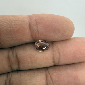 Piedras preciosas sueltas de corte ovalado marrón rosado natural de proveedor verificado al precio más bajo Sri Lanka - Product Image 3