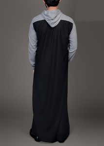 Acheter des thobes musulmanes pour hommes à capuche, Daffah sur mesure, vente en gros de thobes, thobes sur mesure, thobes simples, nouveau design tendance, Jubbah pour hommes - Product Image 5