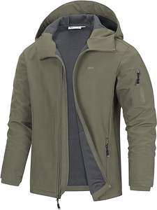 Chaqueta Softshell Adventure hecha a medida para hombre, tela de lona de estilo callejero, ropa de invierno Reversible a prueba de viento, impermeable con capucha - Product Image 2