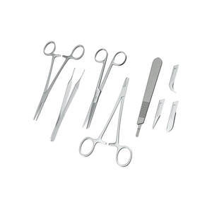 Ensemble de 7 instruments chirurgicaux manuels en acier inoxydable, kit chirurgical certifié CE, utilisation hospitalière, garantie 1 an par SurgiRight - Product Image 2