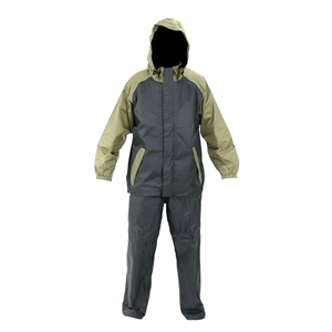 Combinaison de pluie en TPU et élasthanne de qualité supérieure, 2 pièces, avec fermeture éclair respirante sur la poitrine, haute visibilité réfléchissante, imperméable, pour usage extérieur - Product Image 1