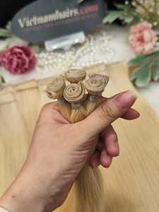 2025 vente chaude qualité supérieure 100% extensions de cheveux humains vierges vietnamiens cuticule complète pour la trame de génie prix de gros - Product Image 2