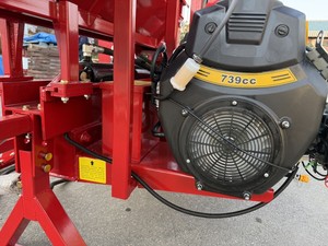 Processeur de bois de chauffage motorisé 27T avec moteur et boîte de vitesses, cale en acier à 6 voies et convoyeur réglable de 10 pieds - Product Image 5