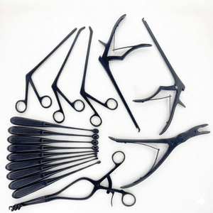 Laminectomy Orthopedic Surgical Instruments <b>Set</b> 16 Pcs For Spine Procedures Black Coated Reusable Stainless Steel - Product Image 6
