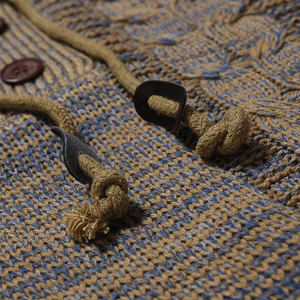 Sudadera con capucha tejida para hombre de calidad duradera con capucha y cuerdas increíbles personalizadas con estampado de logotipo personalizado para invierno - Product Image 5