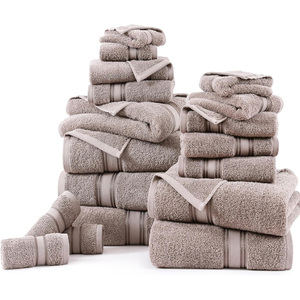 Ensemble de serviettes de bain en coton de luxe serviettes à séchage rapide absorbantes douces pour hôtel maison salle de bain Spa salle de sport voyage collection de serviettes pour le visage - Product Image 5