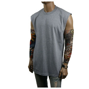 เสื้อยืดกีฬาผู้ชายแบบไม่มีแขน คุณภาพสูงสุด ออกแบบเองได้ แห้งเร็ว ระบายอากาศดี ทรงเข้ารูป สำหรับผู้ชาย - Product Image 3