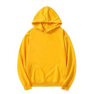 Sudadera con capucha de gran tamaño OEM de alta calidad para hombre, sudadera básica de lana de algodón pesado liso, transpirable, bordada - Product Image 5