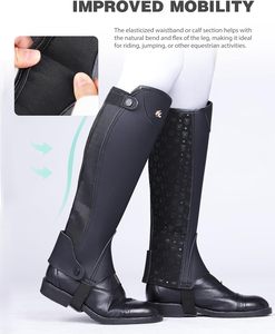 Demi-chaps d'équitation Demi-chaps en daim Demi-chaps - Product Image 3