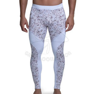 Mallas de entrenamiento de gimnasia para hombres, mallas de entrenamiento de secado rápido impresas con parches personalizados - Product Image 1