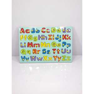 UATOYS Rompecabezas Educativo de Madera para el Aprendizaje del Alfabeto, Juguete de Rompecabezas para Niños y Niñas Hecho de Madera y Plástico - Product Image 1