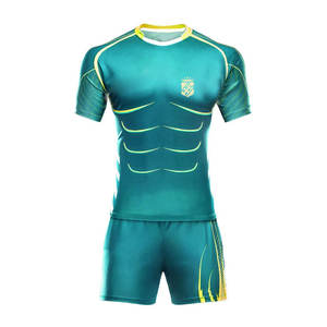 Uniformes de Rugby de Poliéster 100%, Secado Rápido, Transpirables, que Absorben la Humedad, Hechos en Pakistán, Venta al Por Mayor - Product Image 1