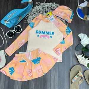 Moda de verano para mujer, traje de baño de una pieza impermeable y de secado rápido con diseño de falda de nailon y patrón sólido - Product Image 5