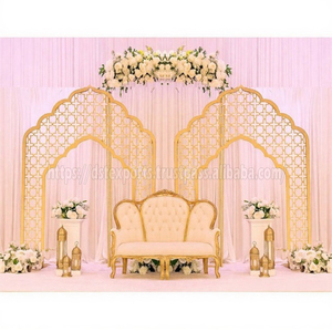 อุปกรณ์ตกแต่งงานแต่งงานแบบโมเดิร์นสำหรับชาวมุสลิมที่ตกแต่งกรอบสไตล์อาหรับ - Product Image 1