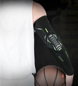 Cubierta de compresión para baloncesto, voleibol, ciclismo, monopatín, deportes, brazo, con Codera de espuma, protector anticolisión - Product Image 2