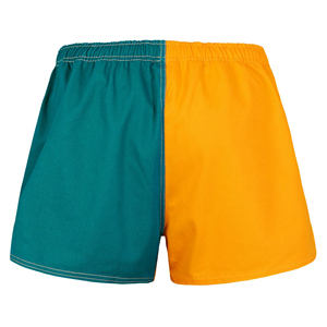 Shorts de rugby pour hommes en polyester 100 % uni, logo personnalisé, respirant, antibactérien, séchage rapide, vêtements d'équipe, tailles plus grandes disponibles - Product Image 3