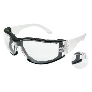 Gafas de seguridad envolventes económicas más populares con junta de espuma extraíble y certificación ANSI CE - Product Image 1