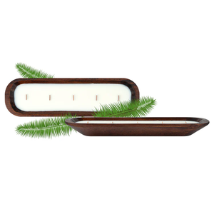 Tazón de masa de madera de mango Regalos decorativos de Navidad Fragancia personalizada Tazón de masa de madera de Paulownia Mejor precio - Product Image 1