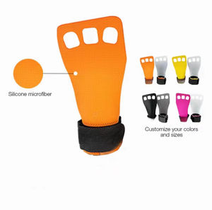 Empuñaduras de cuero para levantamiento de pesas, Protector de Palma, Calleras, Crossfit, gimnasio, agarre de gimnasia, transpirable, ligero, Unisex - Product Image 6