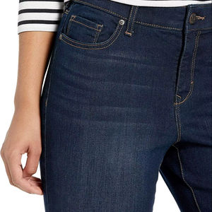 Hip Hop Style Ladies Casual <b>Denim</b> Jeans Streetwear Washed Straight Pants High <b>Stretch</b> Plus Size OEM Latest Collection <b>Shorts</b> - Product Image 1