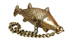 Precio a granel pez de latón exquisito colgante de pared para decoración del hogar y vibraciones positivas pez de latón - Product Image 5